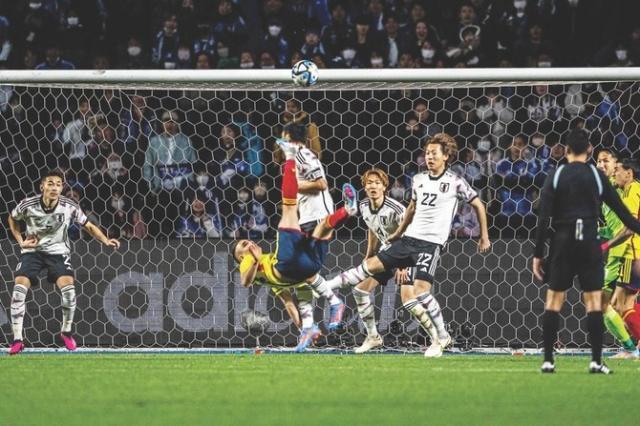 1680439651416054272.jpeg 日本队以1比2被哥伦比亚队逆转.jpeg